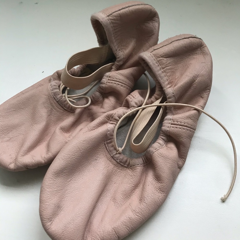 Bloch Pink Leather Ballet Shoes